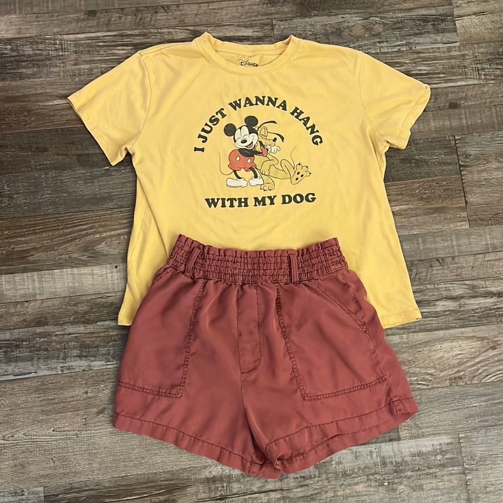 Disney Classic Mickey Mouse Pluto “I just wanna hang with my dog”  XL - Picture 2 of 4
